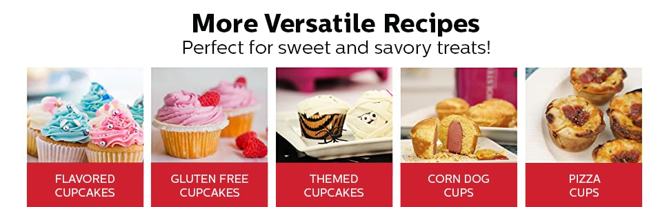 More Versatile Recipes - Perfect for sweet and savory treats!