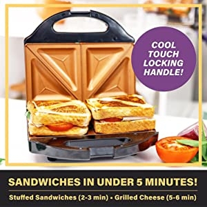 sandwich maker, grill maker, panini maker