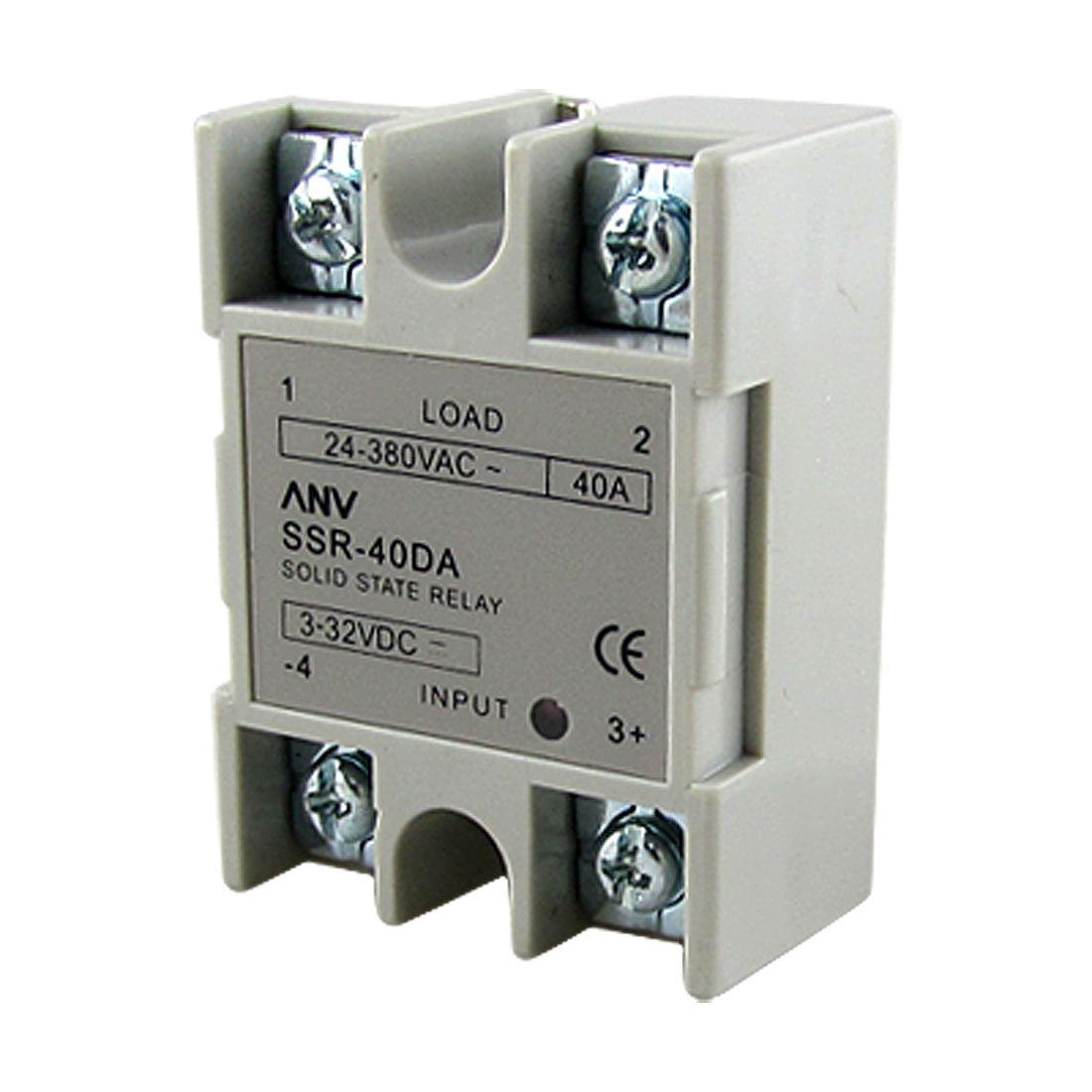 Uxcell DC to AC Solid State Relay, SSR-40DA, DC3-32V, AC24-380V with Heat Sink Import To Shop ×Product customization General