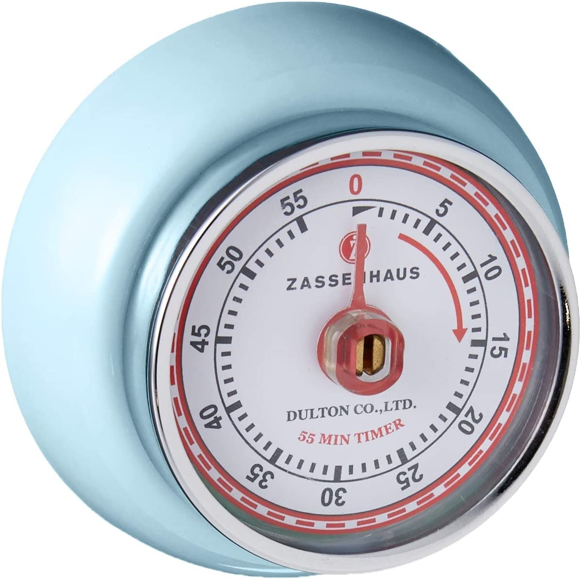 Zassenhaus Magnetic Retro Kitchen Timer, Classic Mechanical Cooking Timer (Mint Green) Import To Shop ×Product customization