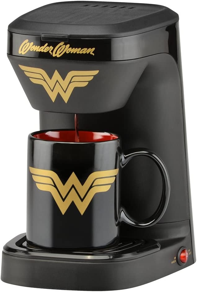 DC Wonder Woman 1-Cup Coffee Maker with Mug Import To Shop ×Product customization General Description Gallery Reviews