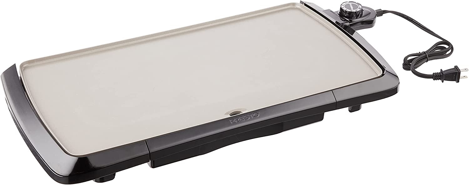 Presto 07055 Cool-Touch Electric Ceramic Griddle, 20″, Black Import To Shop ×Product customization General Description Gallery
