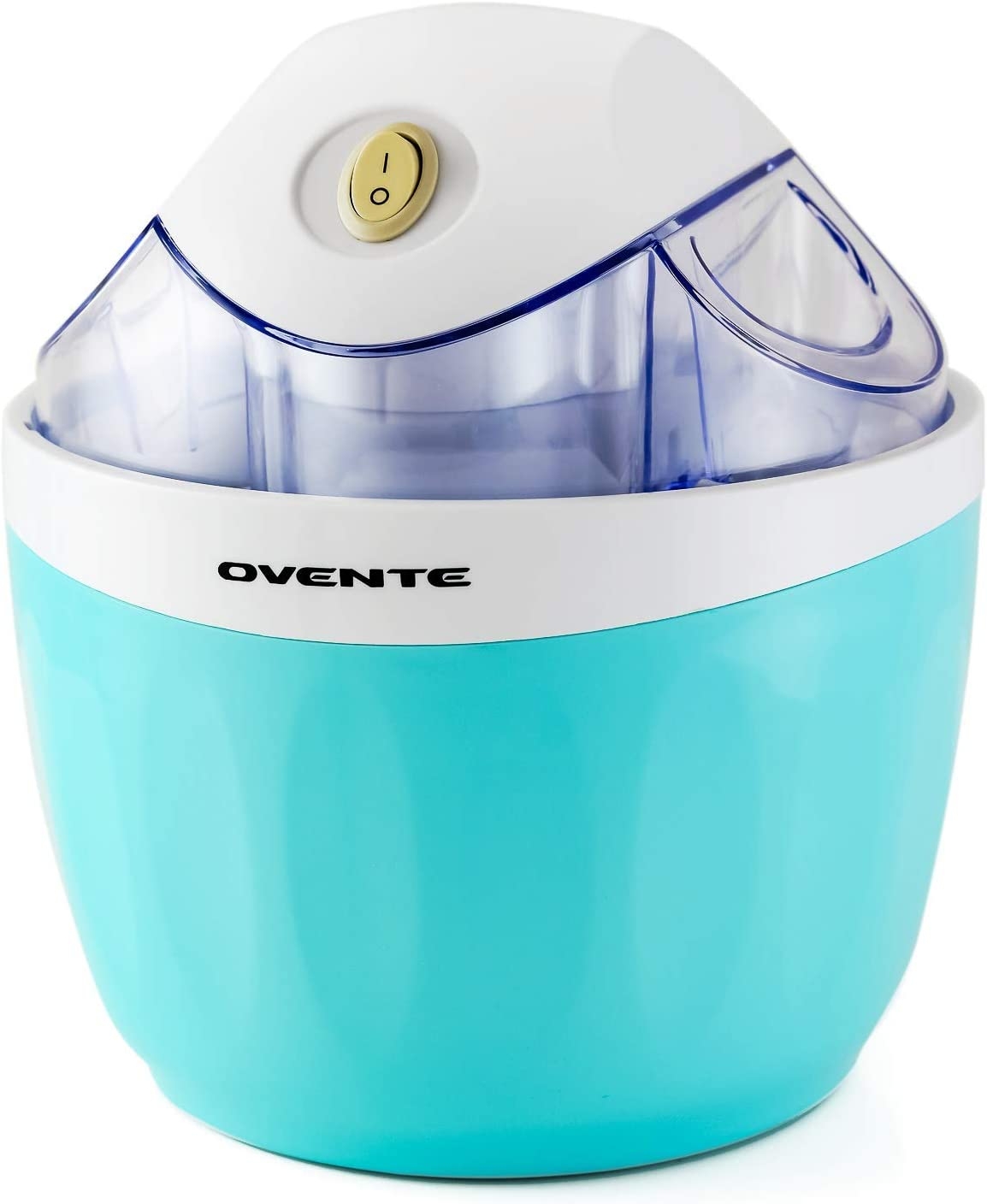 Ovente Electric Ice Cream Maker 1 Quart Freezer Bowl with Easy-Lock Lid, 15 Watt Healthy Homemade Sorbet Frozen Yogurt Making