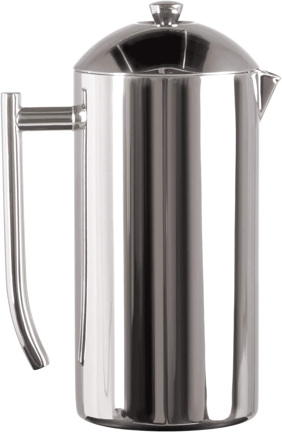 Frieling Double-Walled Stainless-Steel French Press Coffee Maker in Frustration Free Packaging, Polished, 17 Ounces Import To