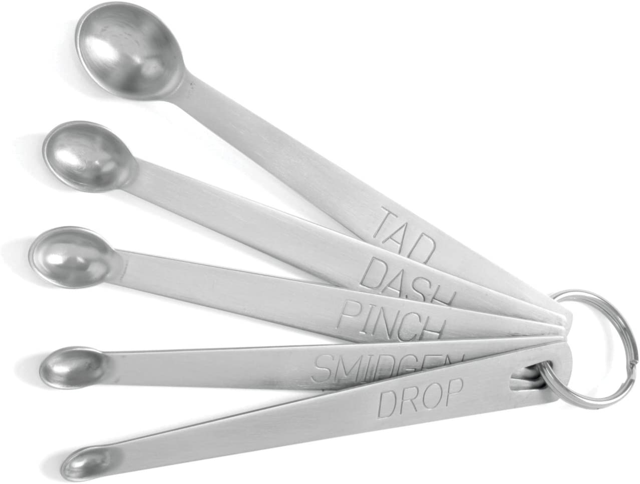 Norpro Mini Stainless Steel Measuring Spoons, Set of 5 (tad, dash, pinch, smidgen and drop) Import To Shop ×Product