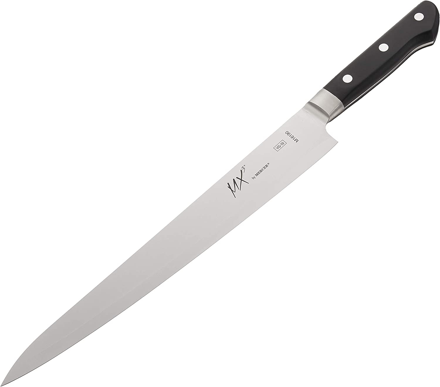 Mercer Culinary MX3 Premium San Mai VG-10 Steel Core Blade Nakiri Knife, 185mm 7 Inch Import To Shop ×Product customization