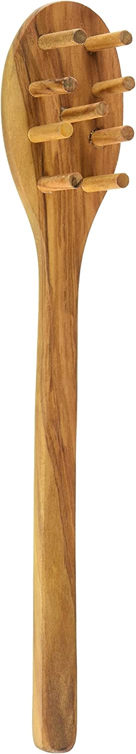 Eddington 50016 Italian Olive Wood Pasta Server, Handcrafted in Europe, 12-Inches Import To Shop ×Product customization General