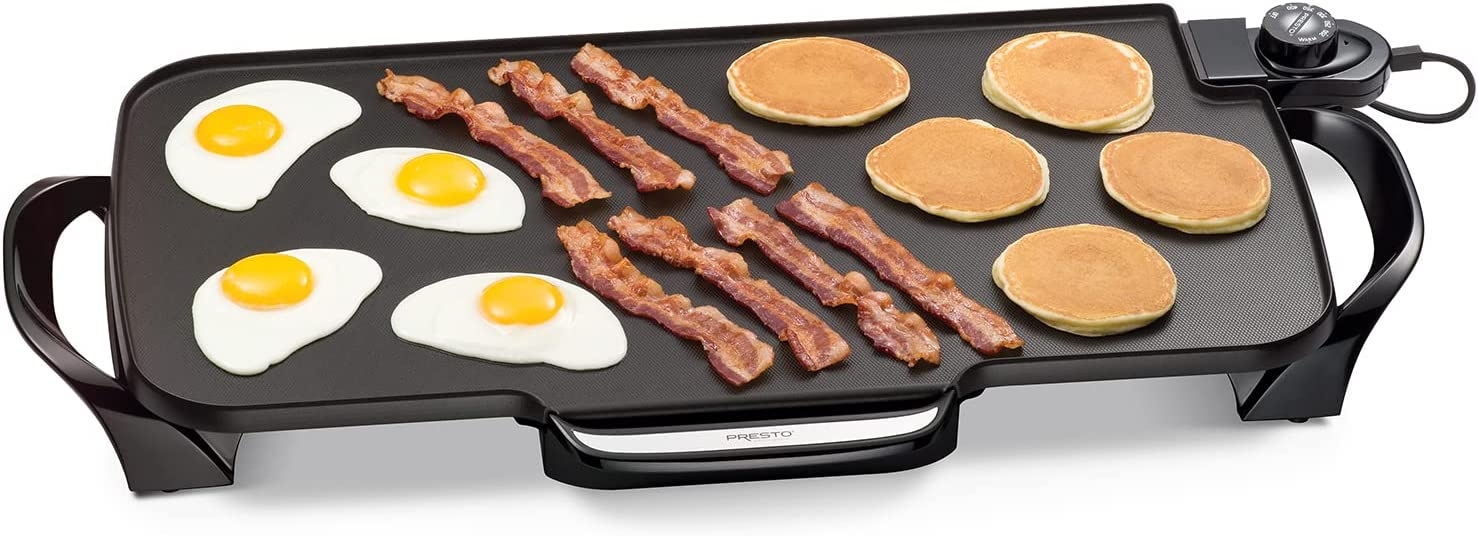 Presto 07061 22-inch Electric Griddle With Removable Handles, Black, 22-inch Import To Shop ×Product customization General
