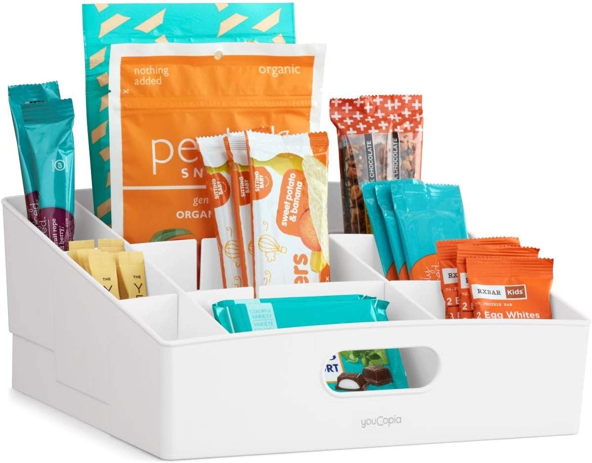YouCopia Kitchen Cabinet Pantry ShelfBin Packet & Snack Bin Organizer, Large, White Import To Shop ×Product customization