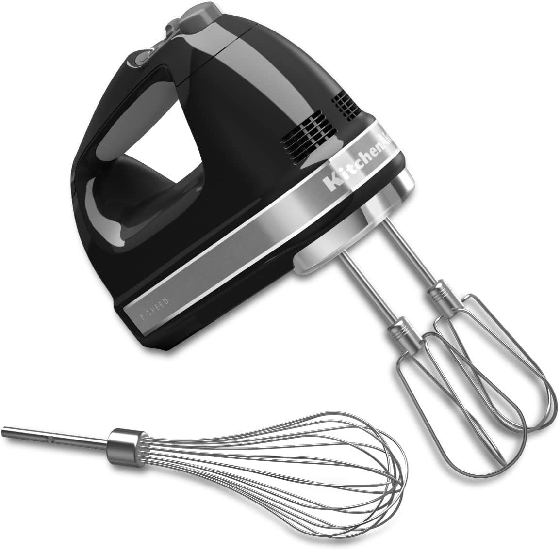 KitchenAid KHM7210CU 7-Speed Digital Hand Mixer with Turbo Beater II Accessories and Pro Whisk – Contour Silver Import To Shop