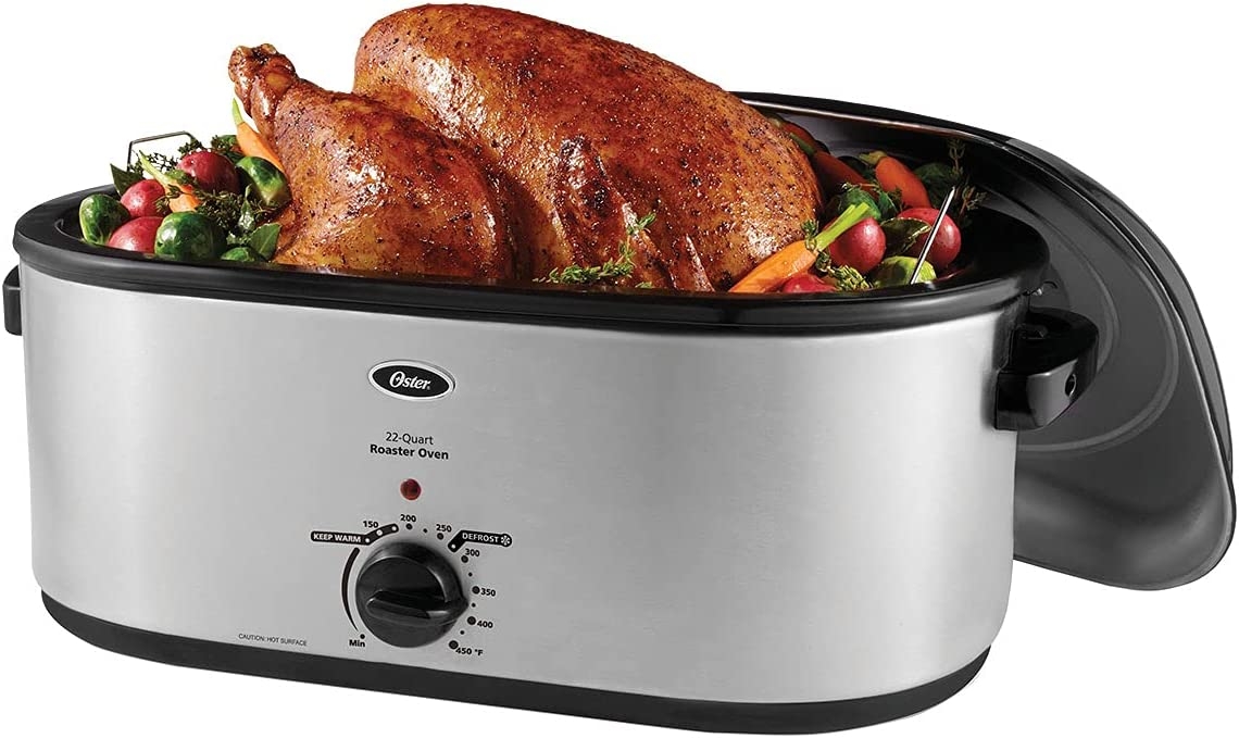 Oster Roaster Oven with Self-Basting Lid | 22 Qt, Stainless Steel Import To Shop ×Product customization General Description