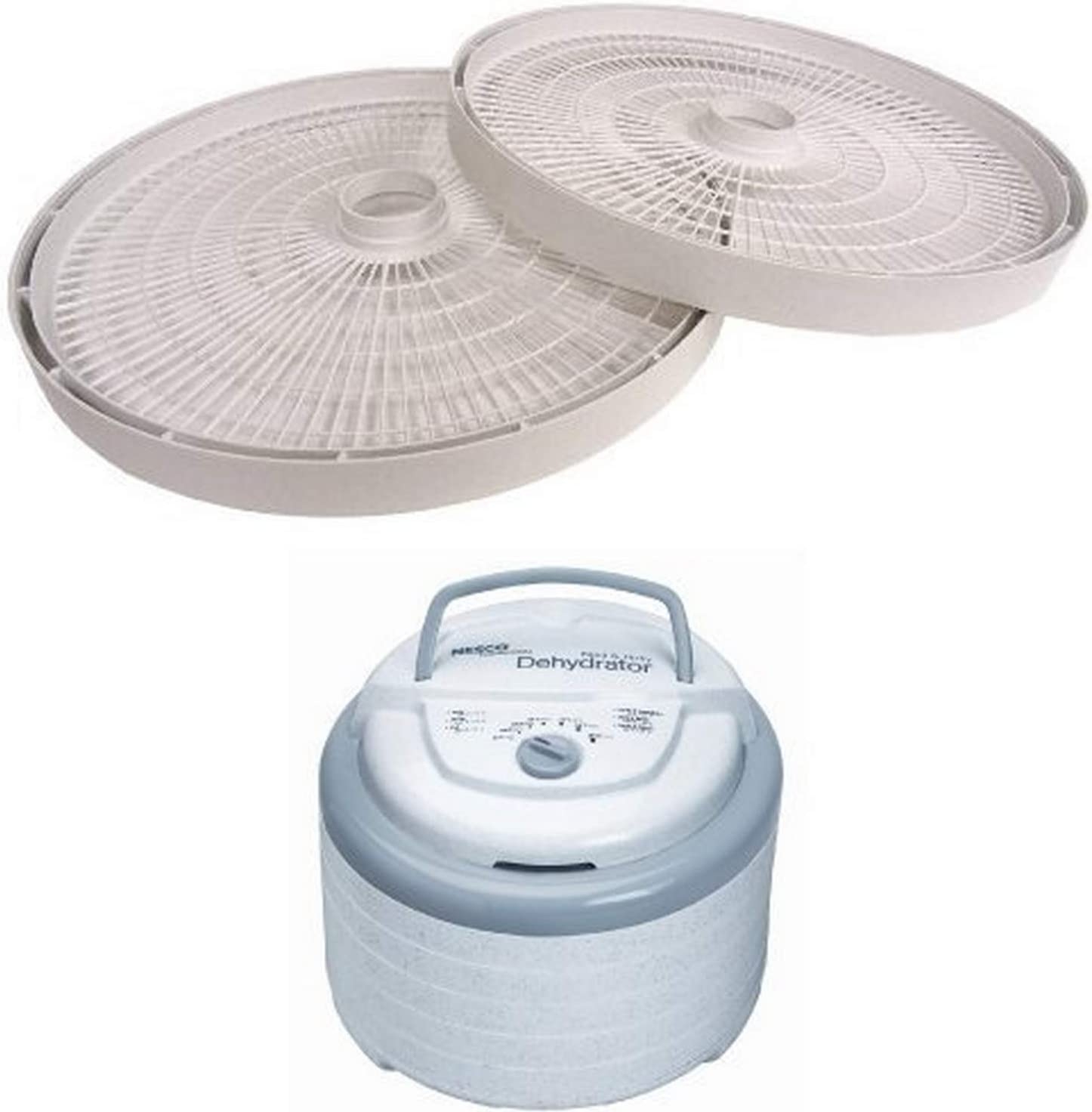 NESCO FD-75A Snackmaster Pro Food Dehydrator, For Snacks, Fruit, Beef Jerky, Gray Import To Shop ×Product customization General