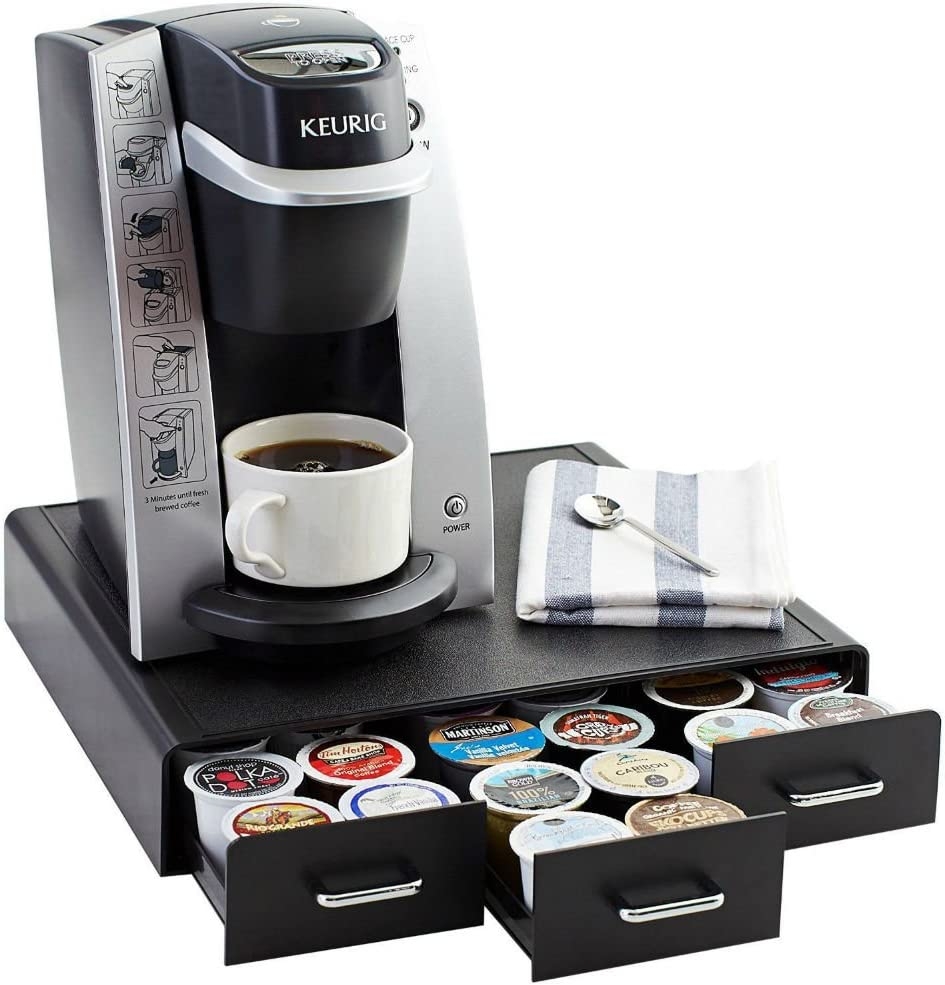 Amazon Basics Coffee Pod Storage Drawer for K-Cup Pods – 36 Pod Capacity Import To Shop ×Product customization General