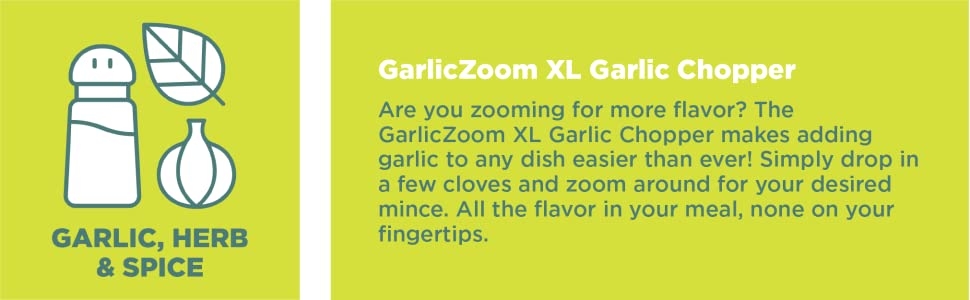 Chef'n GarlicZoom XL Garlic Chopper & Mincer