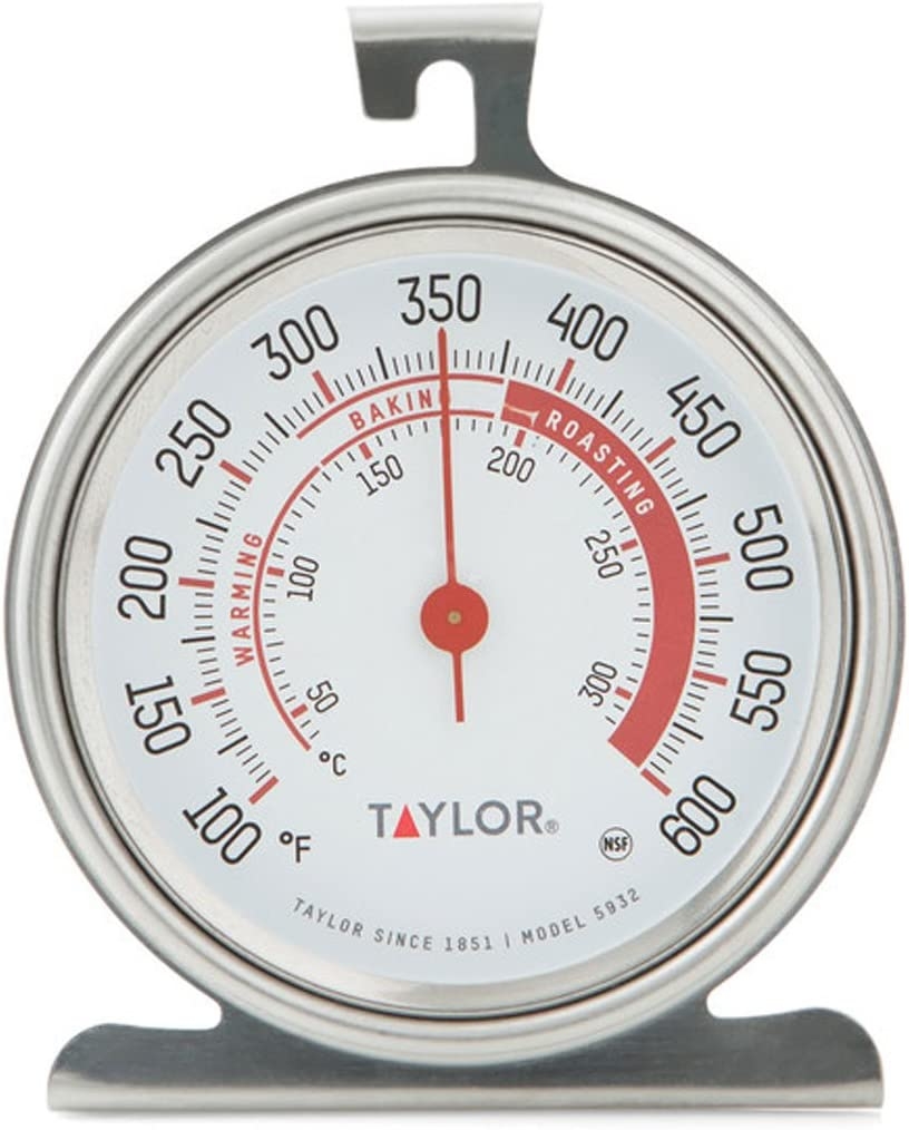 Taylor Precision Products 5932 Large Dial Kitchen Cooking Oven Thermometer, 3.25 Inch Dial, Stainless Steel Import To Shop