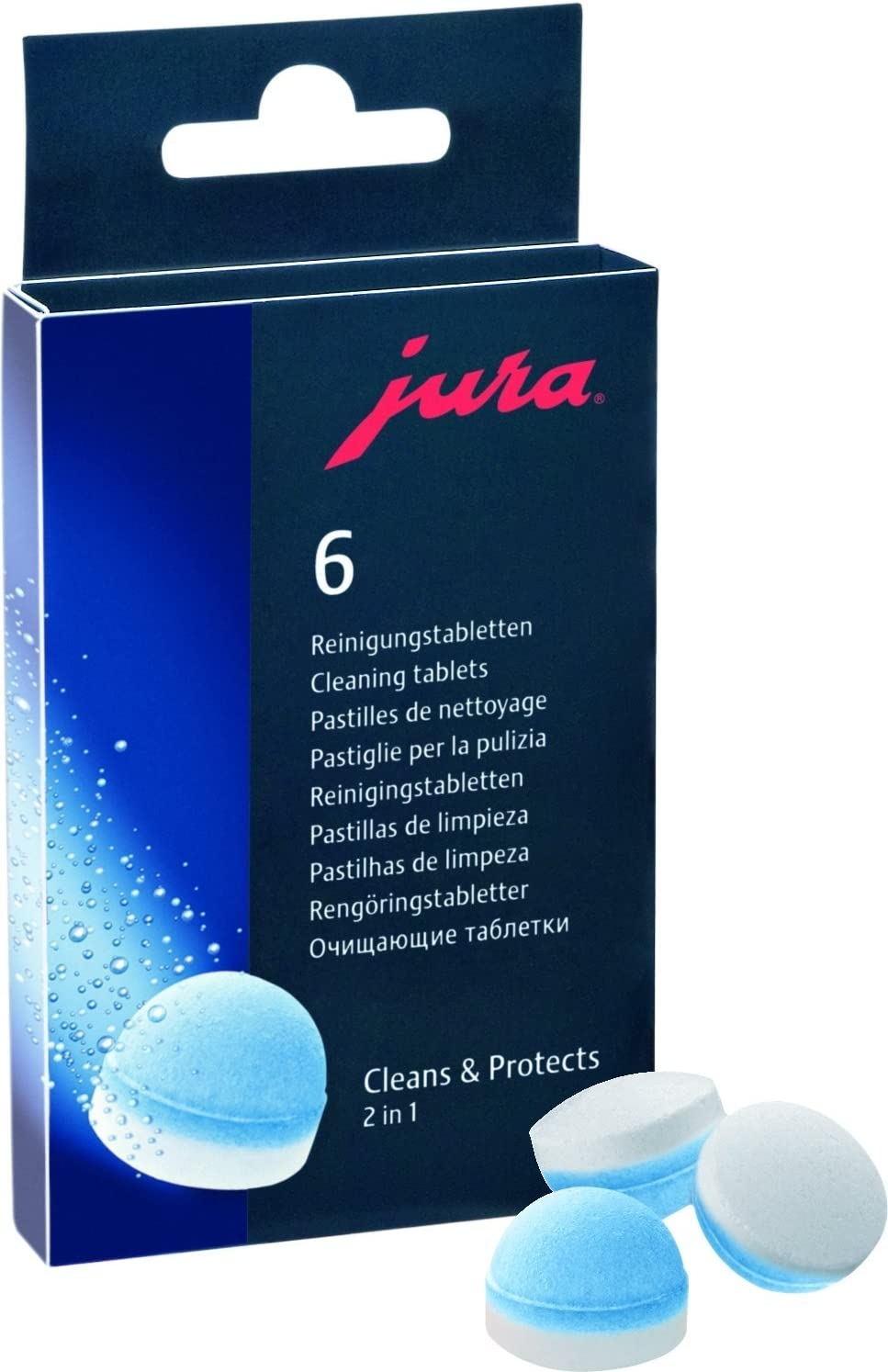 Jura 64308 Cleaning Tablets for all Jura Automatic Coffee Centers, 6-Count Import To Shop ×Product customization General