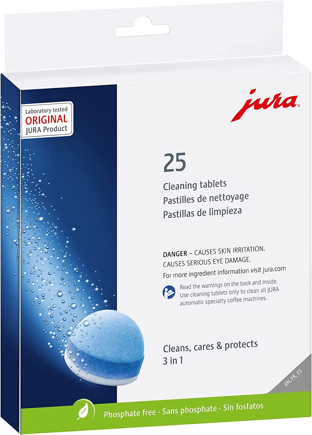 Jura 3-Phase Cleaning Tablets (25 pack blister) Import To Shop ×Product customization General Description Gallery Reviews