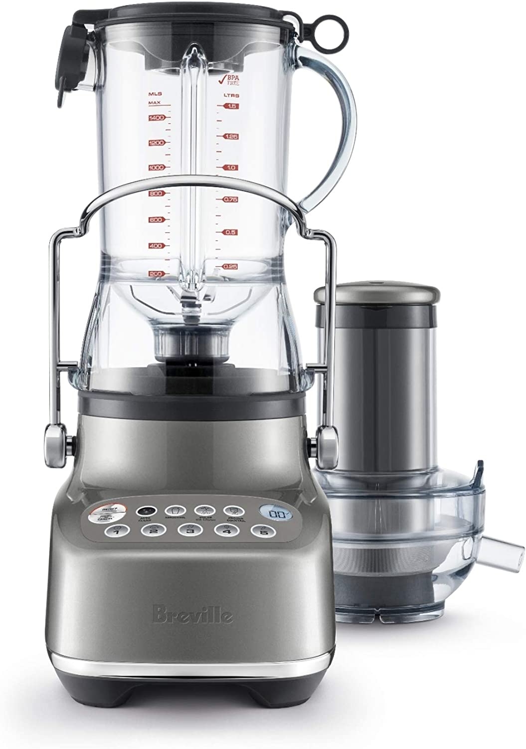 Breville BJB615SHY the 3X Bluicer Blender & Juicer in one, Smoked Hickory Import To Shop ×Product customization General