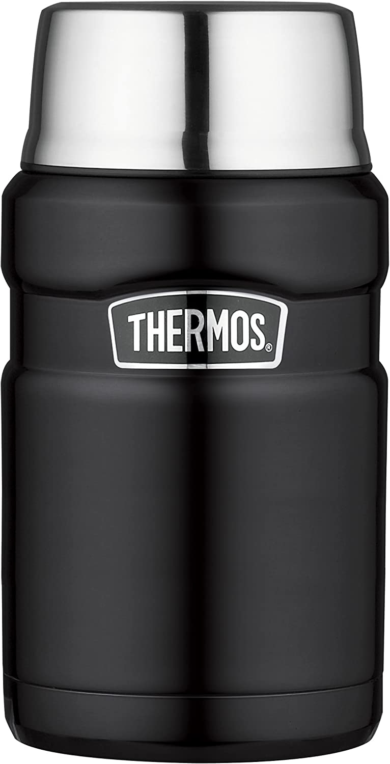 Thermos Stainless King 24 Ounce Food Jar, Matte Black (SK3020BKTRI4) Import To Shop ×Product customization General Description