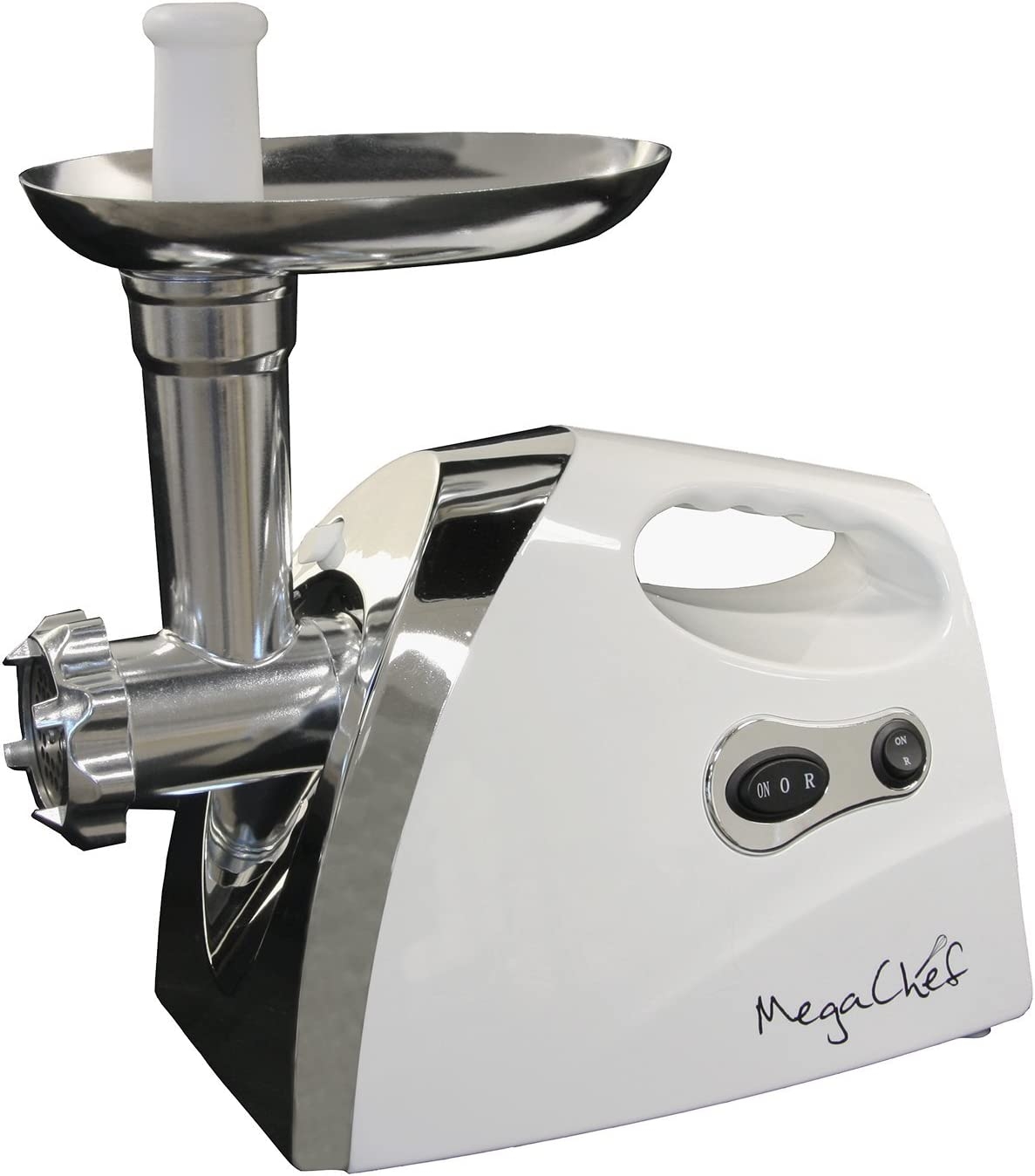 Megachef 1200 Watt Powerful Automatic Meat Grinder for Household Use, white (MG-650) Import To Shop ×Product customization