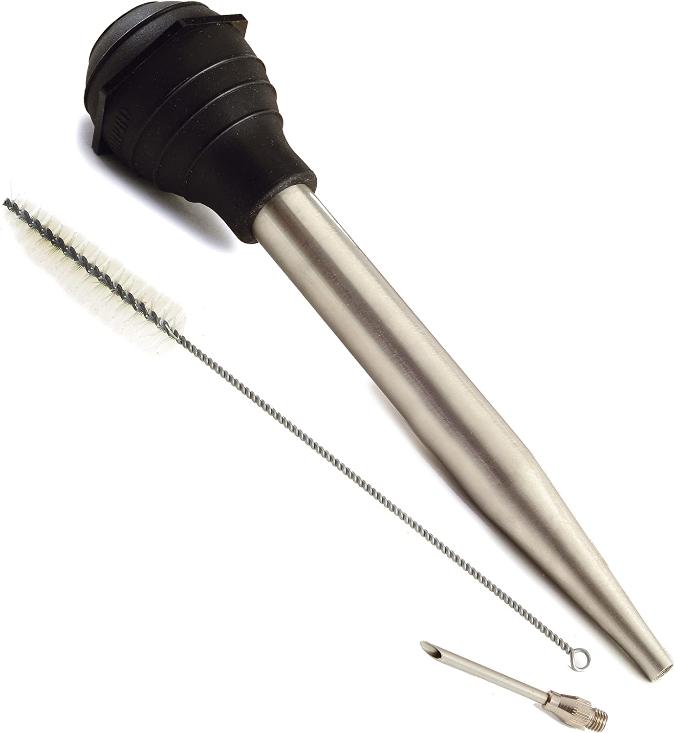 Norpro Deluxe Stainless Steel Baster with Injector and Cleaning Brush Import To Shop ×Product customization General Description