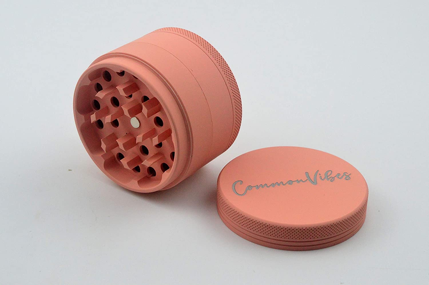 Matte Herb Grinder, 3 Layers with storage and cleaning brushes (2.5INCH) Import To Shop ×Product customization General