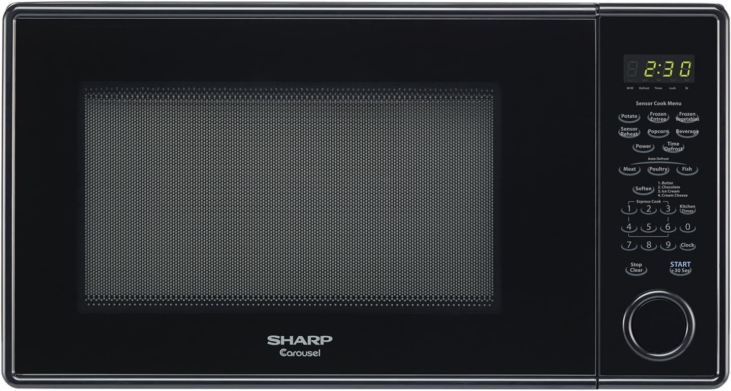 SHARP White Carousel 1.4 Cu. Ft. 1000W Countertop Microwave Oven (ISTA 6 Packaging), Cubic Foot, 1000 Watts Import To Shop