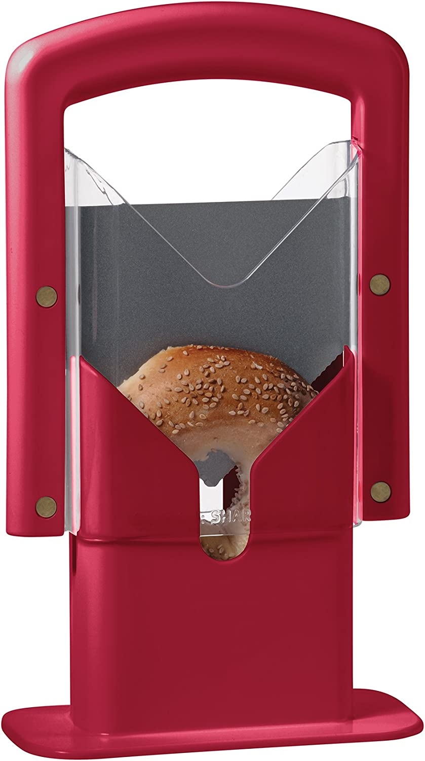 Hoan The Original Bagel Guillotine Universal Slicer, Silver, 9.25-Inch – Import To Shop ×Product customization General