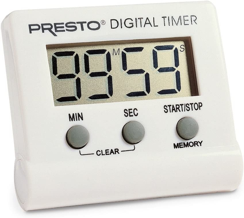 Presto 04213 Electronic Digital Timer, White Import To Shop ×Product customization General Description Gallery Reviews