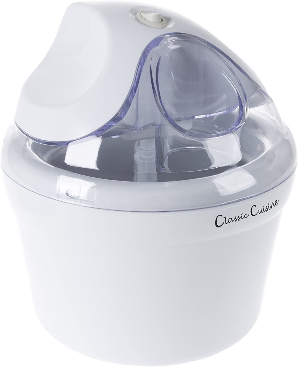 Ice Cream Maker- Also Makes Sorbet, Frozen Yogurt Dessert, 1 Quart Capacity Machine with Included Easy To Make Recipes by