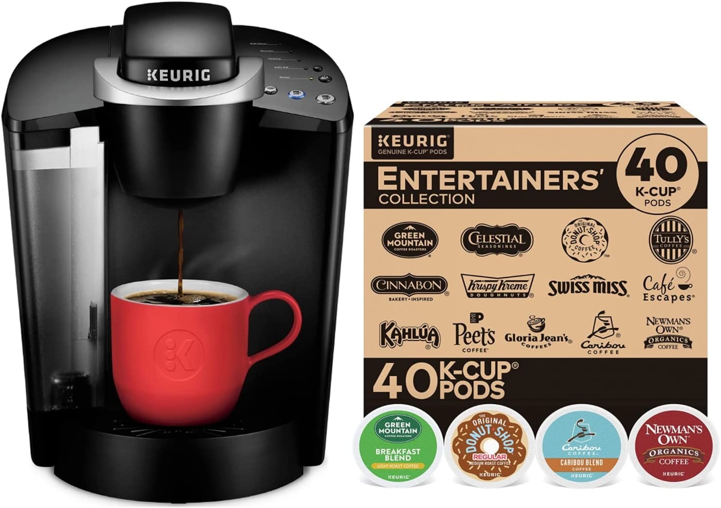 Keurig K-Classic Coffee Maker K-Cup Pod, Single Serve, Programmable, 6 to 10 oz. Brew Sizes, Black Import To Shop ×Product