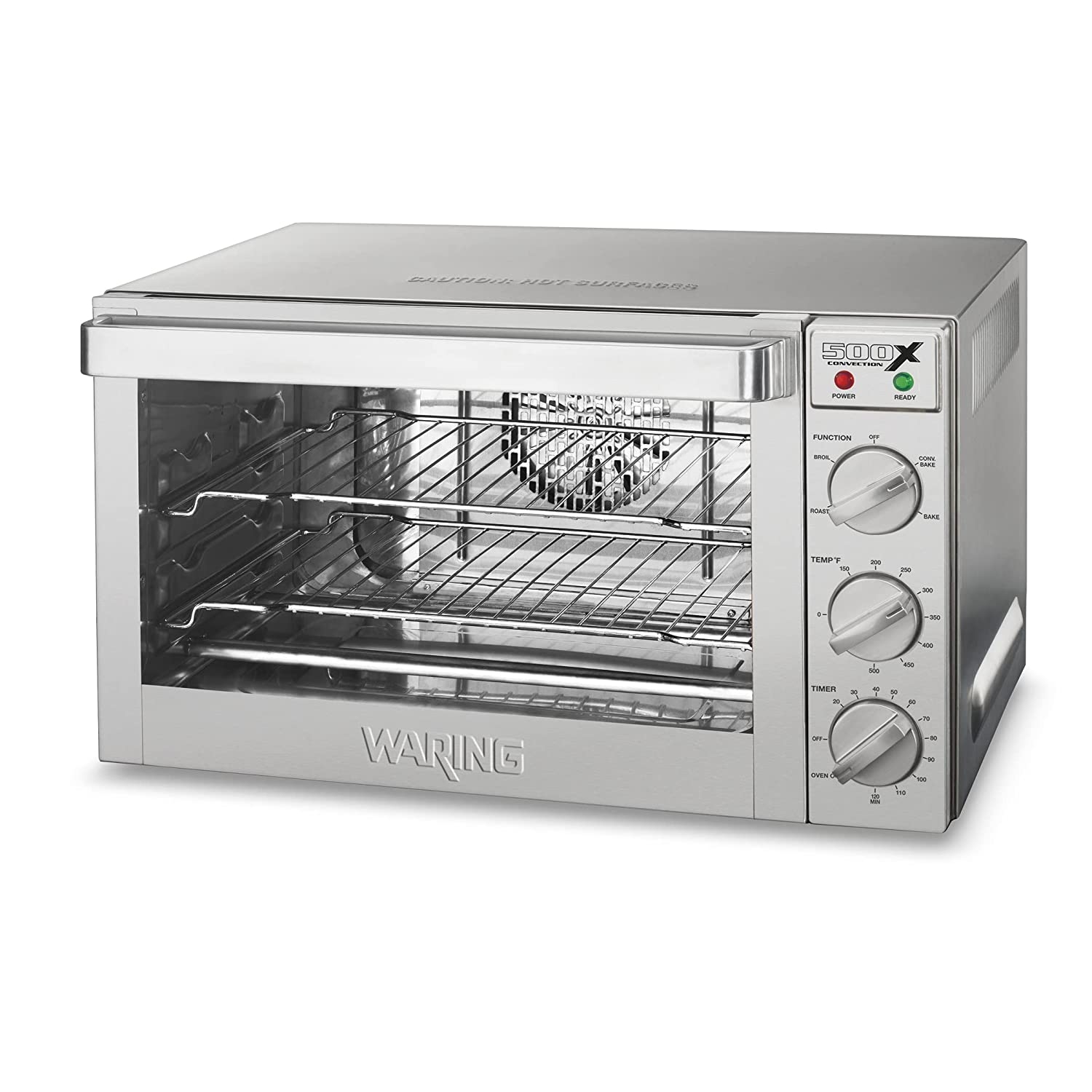 Waring Commercial WCO500X Half Size Pan Convection Oven, 120V, 5-15 Phase Plug Import To Shop ×Product customization General