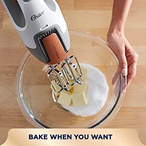 Oster HeatSoft Hand Mixer Bake When You Want 