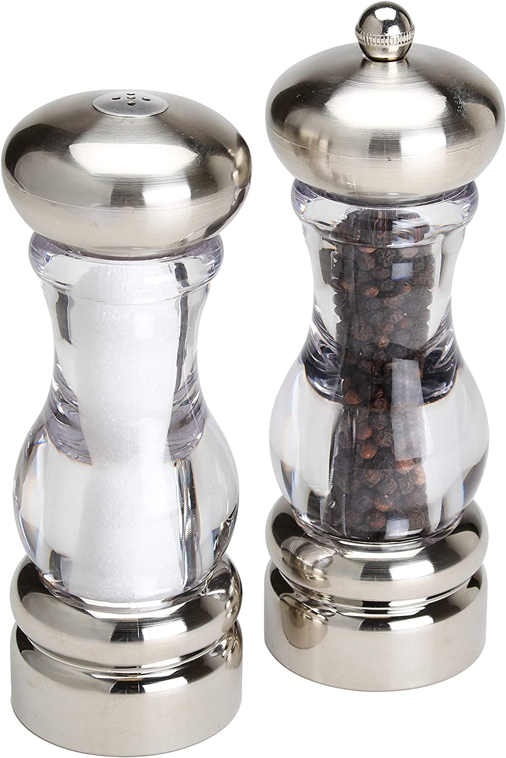 Olde Thompson Del Norte Peppermill and Salt Shaker Set Import To Shop ×Product customization General Description Gallery