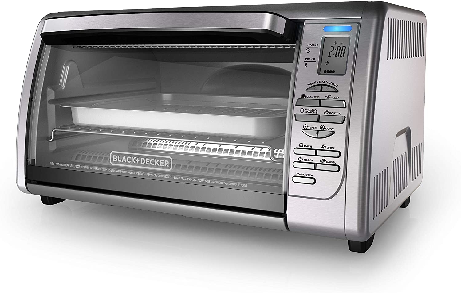 BLACK+DECKER 02648008504 Countertop Convection Toaster Oven, Silver, CTO6335S Import To Shop ×Product customization General