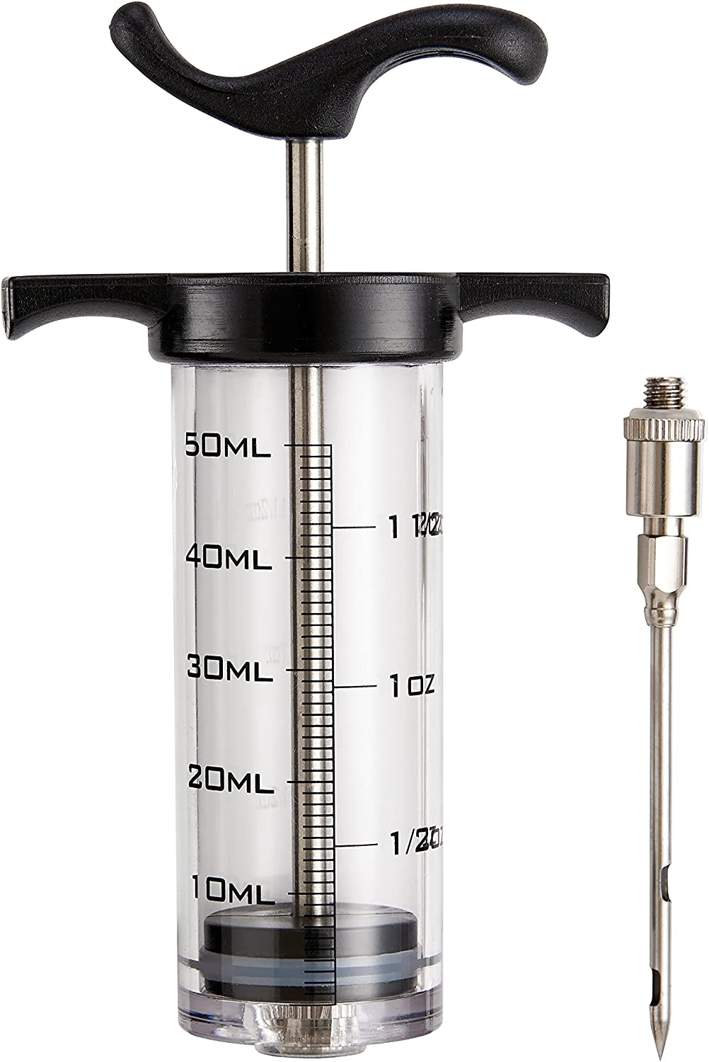 HIC Roasting Meat Marinade Injector Needle, 9-Inches x 3-Inches, 2-Ounce Capacity Import To Shop ×Product customization General