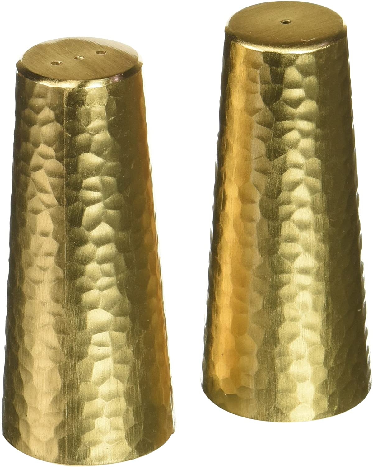 Matte Gold Two Tone salt-and-pepper-mills, 3.2″ Tall, Matte Gold Two Tone Import To Shop ×Product customization General