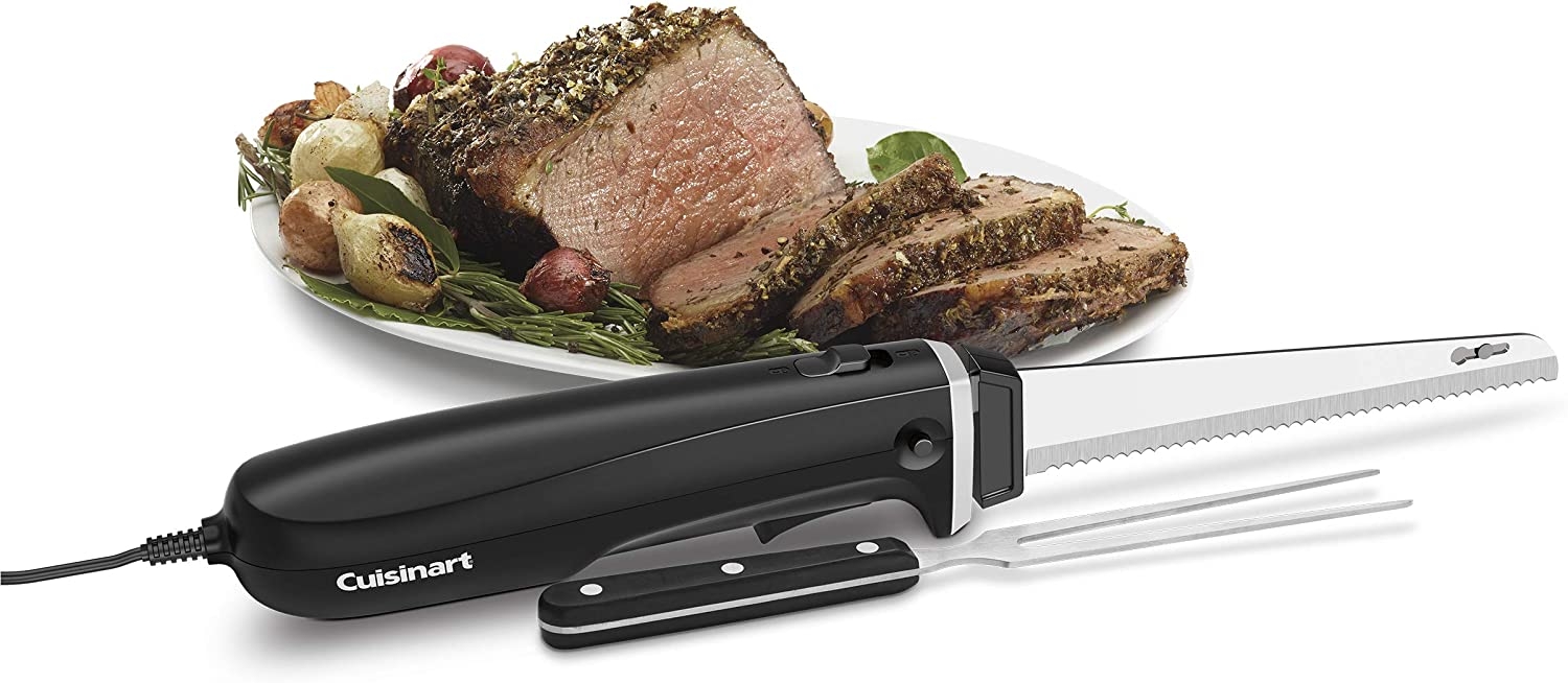 Electric Knife with Cutting Board by Cuisinart, Stainless Steel/Black, CEK-41 Import To Shop ×Product customization General