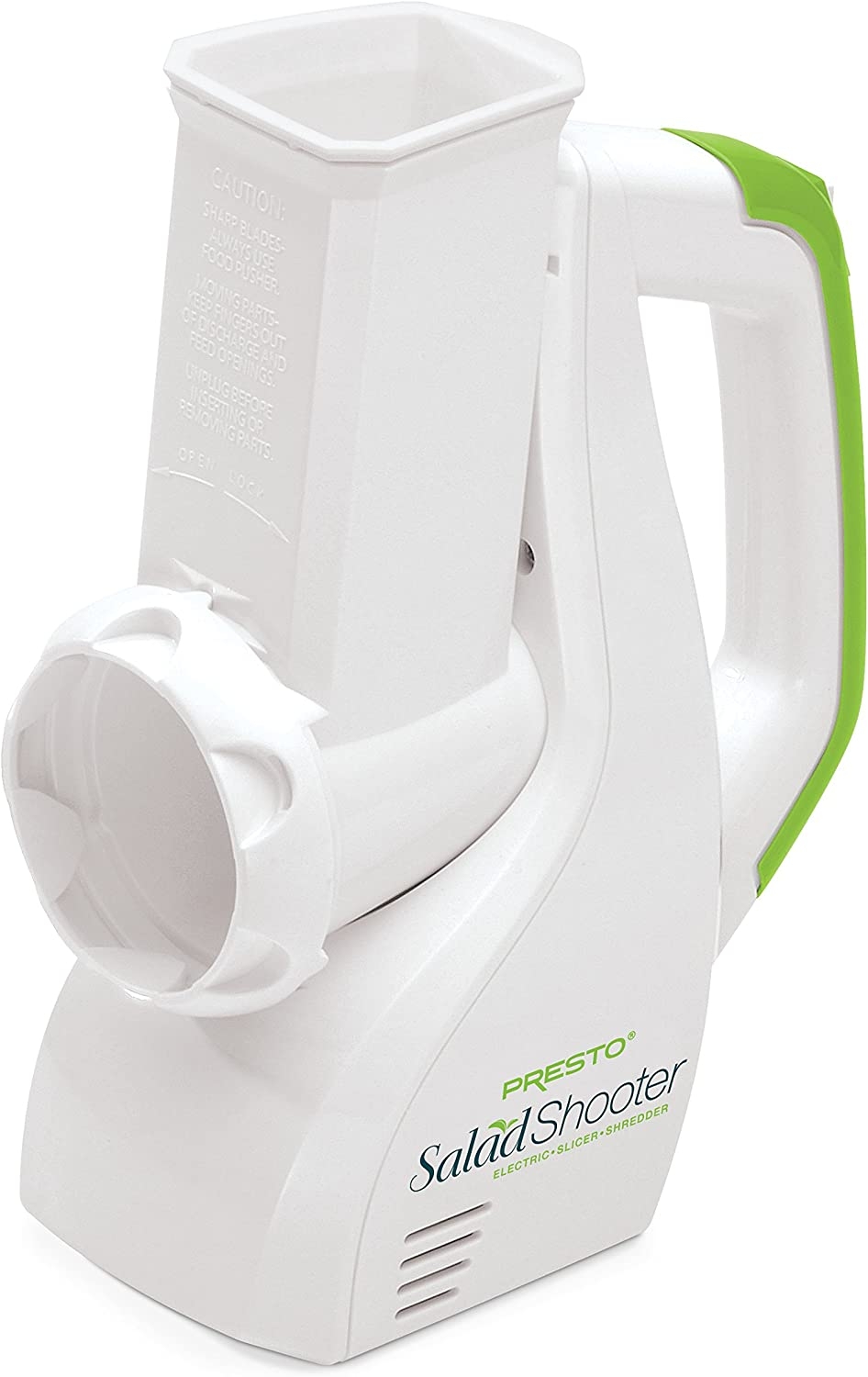 Presto Salad Shooter Electric Slicer/Shredder,White Import To Shop ×Product customization General Description Gallery Reviews