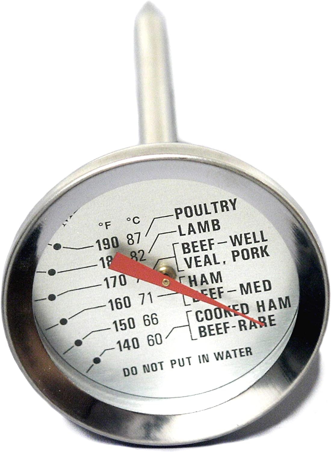 Chef Craft Select Meat Thermometer, 5 inches in length, Stainless Steel Import To Shop ×Product customization General