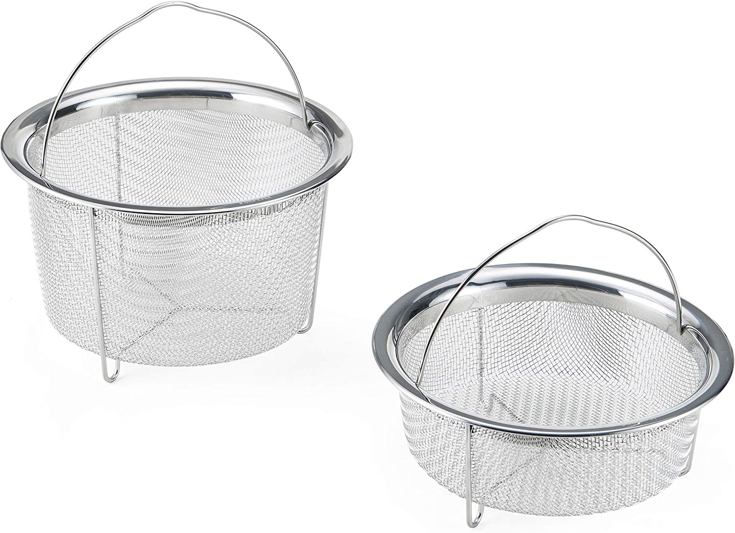 Instant Pot Official Mesh Steamer Basket, Set of 2, Stainless Steel Import To Shop ×Product customization General Description
