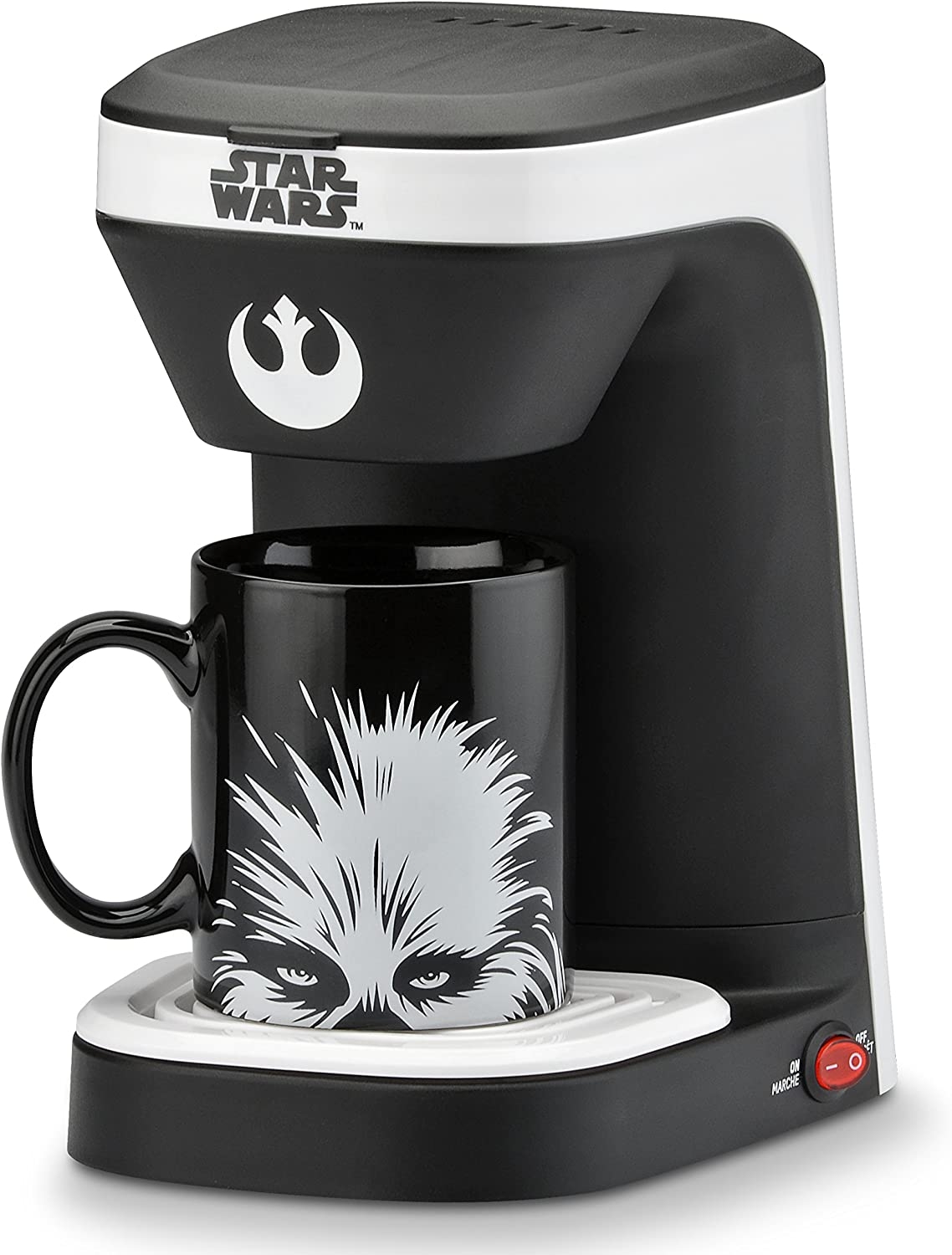 STAR WARS 1-Cup Coffee Maker with Mug,Black,Single Serve Import To Shop ×Product customization General Description Gallery
