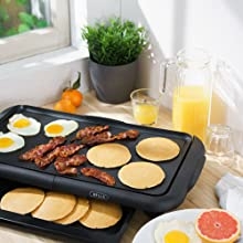 Bella Electric griddle with warming tray