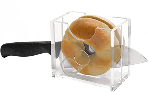 Bagel Cutter for Jewish Holidays, Happy Hanukkah Gifts for Women or Men – Roshashana, Chanukah, Passover – Acrylic Slicer