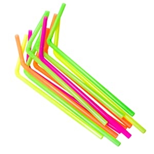 Neon Flex Straws