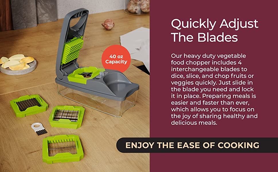 quickly adjust the blades