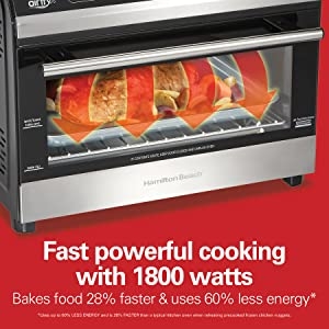 fast cooking toaster oven