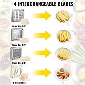 french fry cutter stainless steel