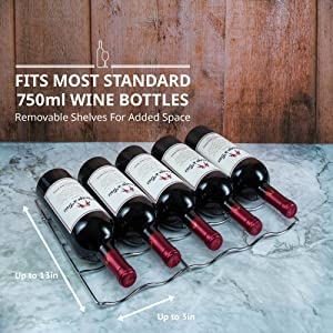 Schmecke wine cooler fits 750ml bottle