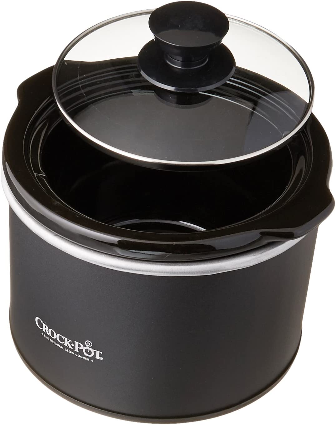 Crock-Pot SCR151 1-1/2-Quart Round Manual Slow Cooker, Black